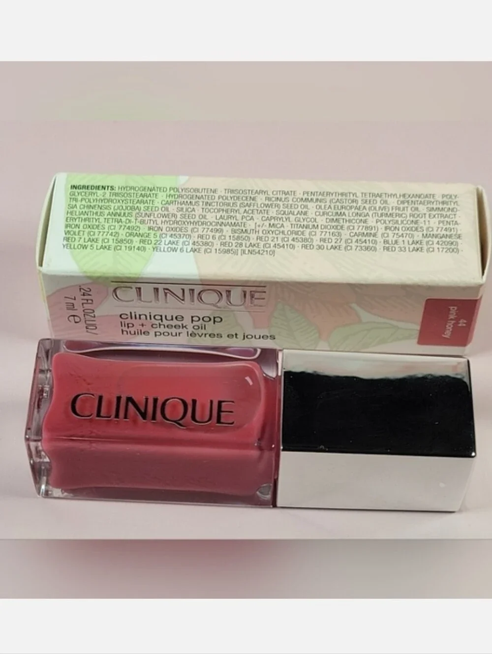 Clinique Limited Edition Pop Lip And Cheek Oil In Pink Honey BNIB